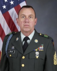 National Guard Command Sgt. Maj. Roger Haller of Davidsonville, Md. Killed in Iraq Jan 2007. Photo courtesy of the Maryland National Guard.