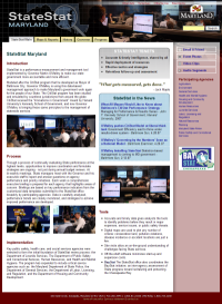 The New Maryland StateStat website.