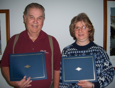 Jack Lenderman, environmental health aide, and Rose Mary Longfield, personnel associate are two of the employees honored with State Service Awards during National Public Health Week. This year marks 15 years of dedicated service at St. Mary’s County Health Department.