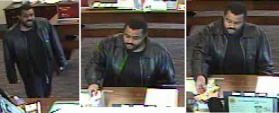 Bank surveillance photographs of the Dunkirk BB&T Bank robber.