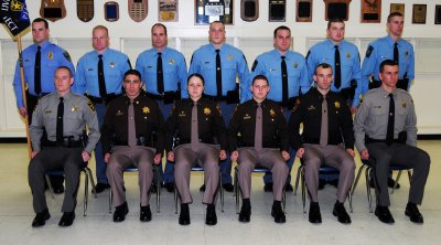 Pictured are Southern Maryland’s newest police officers, who graduated from the Southern Maryland Criminal Justice Academy on Feb. 19. [click image for larger rendition](Submitted photo)