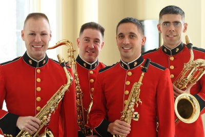 The U.S. Marine's Saxophone Quartet will herald Independence Day at the July 2 River Concert.