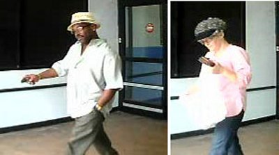 Police are seeking these two people in connection with credit card fraud in Charles County.