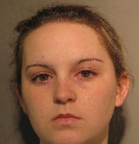 Amy Elizabeth Gable, 23 of Lexington Park, Md. Arrest photo.