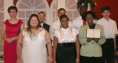 Pictured is the Charles County Adult Independence Program Class of 2011. Pictured, back row from left, are: Erica Young, Francis Istvan, Jr., Kevin L. Brown, Deyon Greenfield and Carson Bartlett. Pictured, front row from left, are: Brittany N. Morgan, Lauren M. Williams and Chanita Harrison.