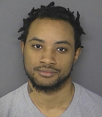 Jermaine S. Greenwell, 20, of Great Mills, is in jail on no bond in connection with burglaries and vehicle thefts spanning 4 months. (Arrest photo)
