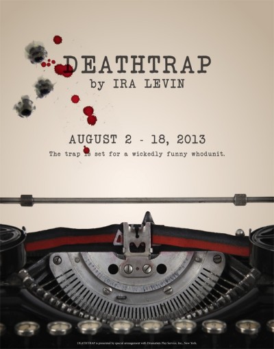 The Newtowne Players will perform Deathtrap by Ira Levin Thursdays through Sundays, Aug. 2-18.