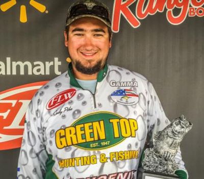 Cody Pike of Powhatan, Virginia, weighed a five-bass limit totaling 17 pounds, 4 ounces Sunday to win the Walmart Bass Fishing League Shenandoah Division Super Tournament on the Potomac River with a two-day total of 10 bass weighing 30 pounds, 2 ounces. Pike earned a $4,668 check for his win. (Photo: FLW)