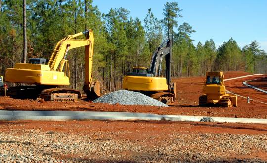 Stock road construction photo.