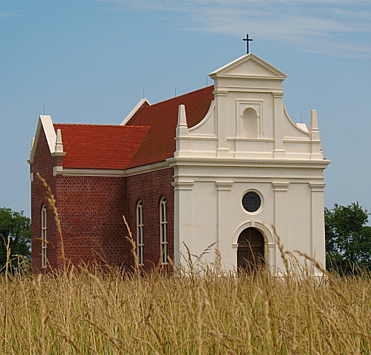 The recreated chapel at Historic St. Mary's City. (Photo: Maryland Historical Society)