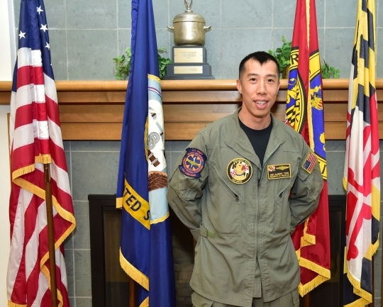 Petty Officer 1st Class Albert Tran is a hospital corpsman at NAS Patuxent River. (U.S. Navy photo)
