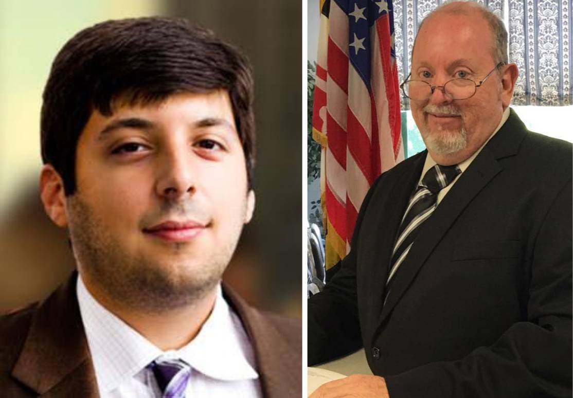 Ian Schlakman of the Green party (left) and Shawn Quinn of the Libertarian party are the other two ballot-qualified candidates who are running for Maryland governor.