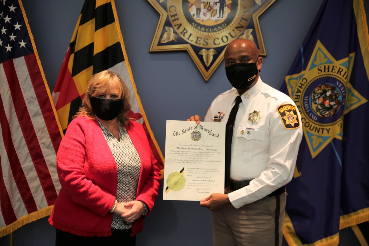Sheriff Troy D Berry Re Appointed to Maryland Police Training And