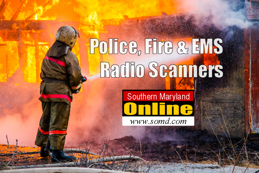 Public Safety (Police, Fire, EMS) Radio Scanners for So. Maryland