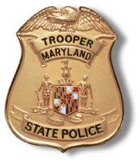 Maryland State Police Trooper badge
