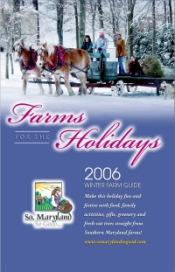 The beautifully illustrated Farms for the Holidays guide.