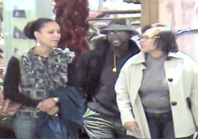 Police suspect these three people are involved in retail theft in Charles and Montgomery counties. (Store surveillance photo)