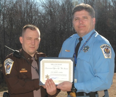 Correctional Officer First Class Daniel L. Catlett was named the Correctional Officer of the Quarter for 2008. (Submitted photo)
