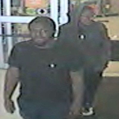 THEFT SUSPECTS WANTED: On Thursday, May 9, at 4:55 pm, the suspects pictured above, entered the Dunn Clean Laundromat, in the San Souci Shopping Center, located at 22599 MacArthur Blvd. in California, stole the victim's purse from the top of a washing machine and fled out the rear door with the victim in pursuit. The suspects fled when the victim decided to return to the Laundromat and call the police. Anyone with information is asked to call St. Mary's County Crime Solvers 301-475-3333. Ref CCN 22737-13.