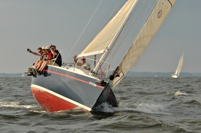 Pictured is Resolute, which came in tenth in the PHRF A2 class; Francis Albert is skipper (photo provided by PhotoBoat.com)
