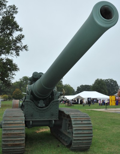 The seven-inch 45 caliber tractor mounted gun as it is today. (U.S. Navy Photo by Mike Fitzgerald/Released)