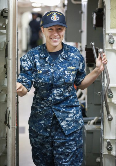 Lt. j.g. Suzanne Gay is the surface information warfare officer serving aboard USS John S. McCain.