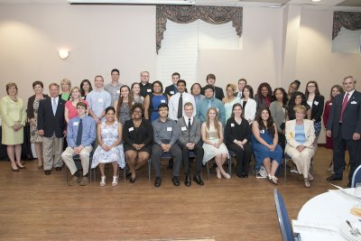 Representatives from the Greater Waldorf Jaycees Foundation and the College of Southern Maryland Foundation joined CSM students who were awarded scholarships for the 2015-16 academic year at the May 6 scholarship reception in Waldorf.