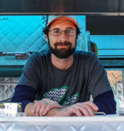 David Chapman, owner of the Green Bowl, started the food truck out of a desire to be his own boss. (Photo: Sissi Cao)