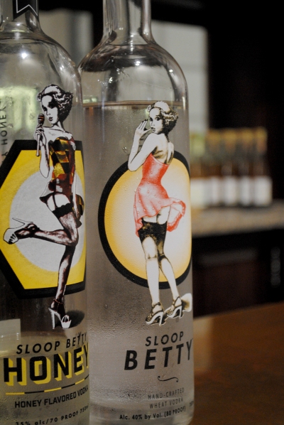 Sloop Betty was the company's first product on the market. A honey version was introduced shortly after, 
which uses honey from local farms on the Eastern Shore in the distilling process (Photo: Marissa Horn).