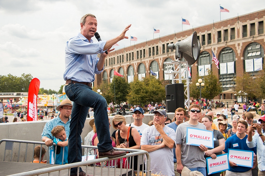 Martin O'Malley at the Iowa State Fair in August. (Photo: iprimages with Flickr Creative Commons License)