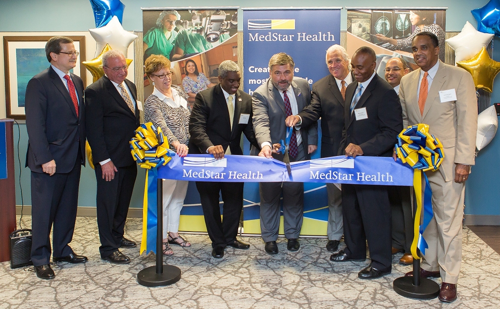 Md. Senator Mike Miller is on hand for the ribbon cutting at MedStar Health's newest healthcare facility in Brandywine.