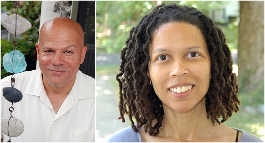Left: Rick Benjamin, former state poet of Rhode Island, will read from his works at 7:30 p.m. Nov. 4 on the Leonardtown Campus. Right: Poet Evie Shockley visits the Prince Frederick Campus at 7:30 p.m. Sept. 30. Her influences include Gwendolyn Brooks, Lucille Clifton and Harryette Mullen.