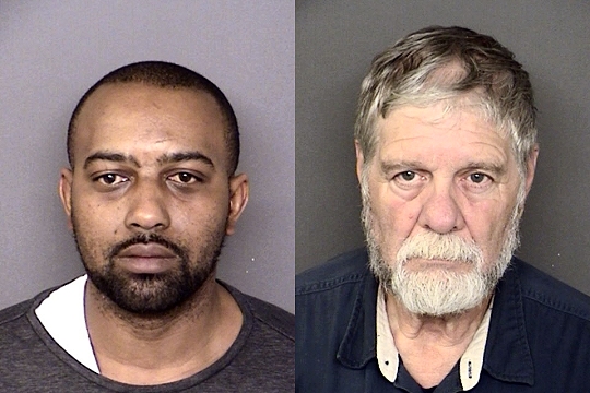 Thomas Austin Goldring III, aka "Junk," age 37, of Lexington Park, and Stanley Albert Gange, age 67, of Upper Marlboro were arrested on March 22.
