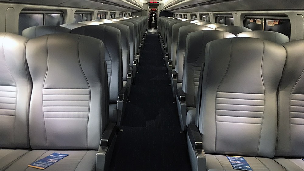 Amtrak Unveils Comfier Seats, Better Lighting in Coaches - Southern