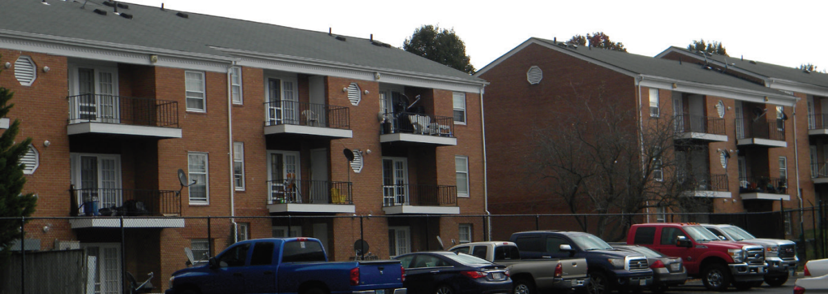 Exterior view of Queen Anne Park Apartments in Lexington Park. (Photo: The County Times)