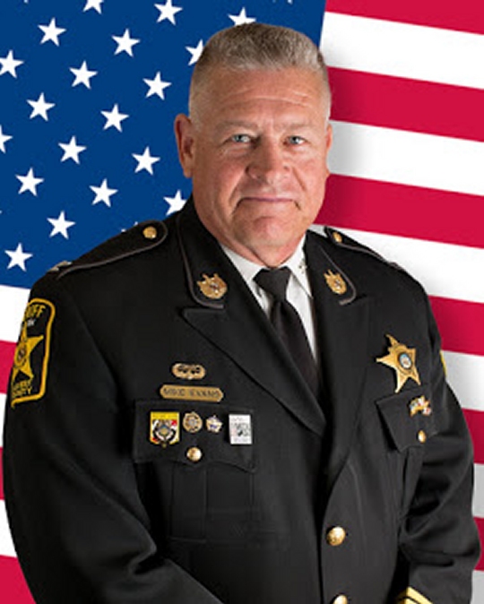 Calvert County Sheriff Mike Evans.