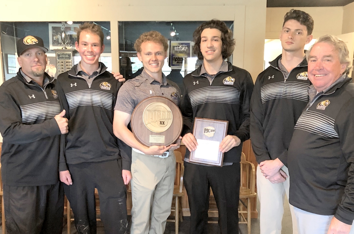 The College of Southern Maryland (CSM) Golf Team took first at the National Junior College Athletic Association (NJCAA) Region XX Tournament May 5 and 6 at the Cumberland Country Club, earning the team the opportunity to compete at the National NJCAA DII Championship at GlenLakes Golf Course in Foley, Alabama, May 19-24. (Submitted photo)