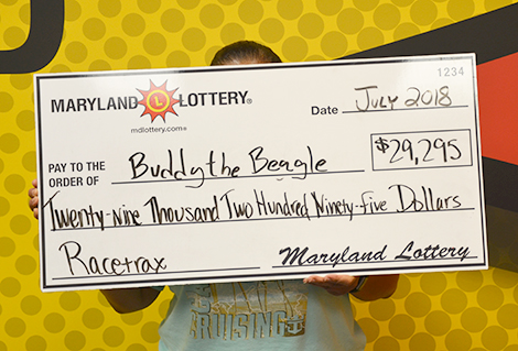 Upper Marlboro woman credits “Buddy the Beagle” with her $29,295.70 prize