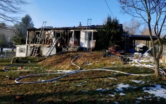 The fire occurred in this single family home located at 44044 Sandy Bottom Road last Friday around 2:07 p.m. (Photo: Office of the State Fire Marshal)