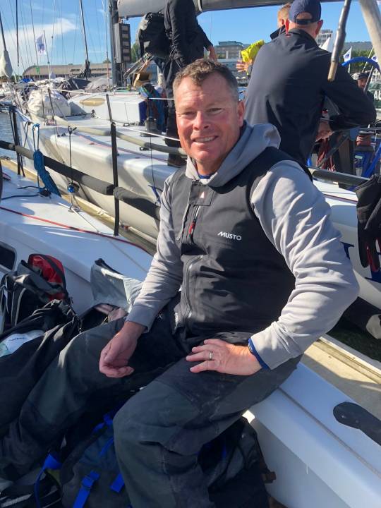 Scott "Gus" Ward, of Hollywood, Md., recently competed in one of the world's top yacht races with an all-Australian crew. (Courtesy photo)
