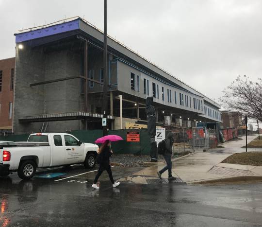 Construction at Cole Field House at the University of Maryland-College Park on Dec. 9, 2019. (Photo: Teresa Johnson)