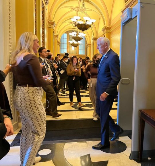 WASHINGTON -- House Majority Leader Steny Hoyer, D-Maryland, leaves the United States Capitol Nov. 17 after telling colleagues in a letter that he would leave leadership but remain in the House. (Photo: Ekaterina Pechenkina)