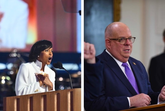 Democrat Angela Alsobrooks and Republican Larry Hogan are running for U.S. Senate. (Capital News Service)